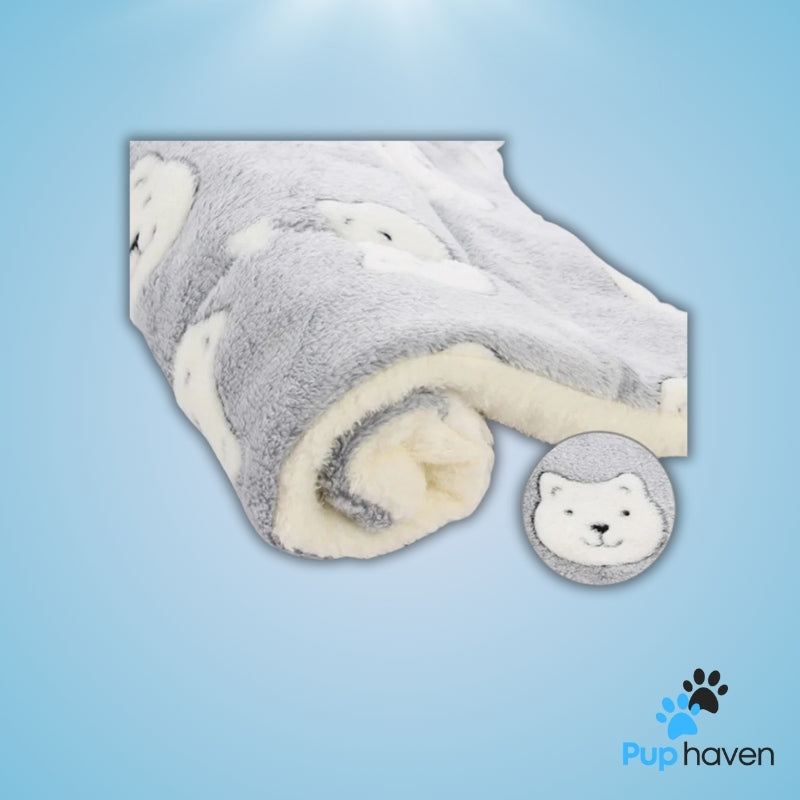 Plush and cozy sleeping mat designed for pets of all sizes, offering comfort and support during relaxation time.