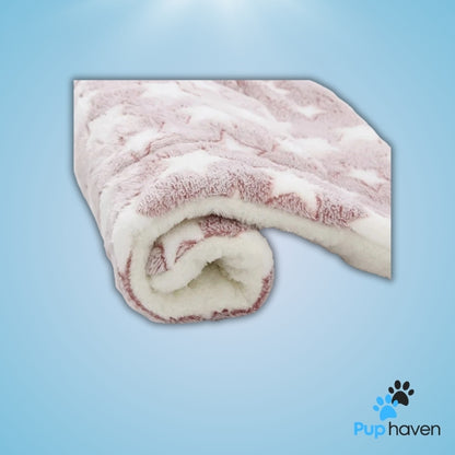 Plush and cozy sleeping mat designed for pets of all sizes, offering comfort and support during relaxation time.
